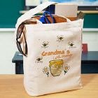 Little Honeys Personalized Canvas Tote Bag